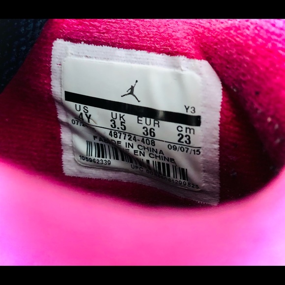 Jordan retro 4 vivid pink obsidian denim - Picture 2 of 2